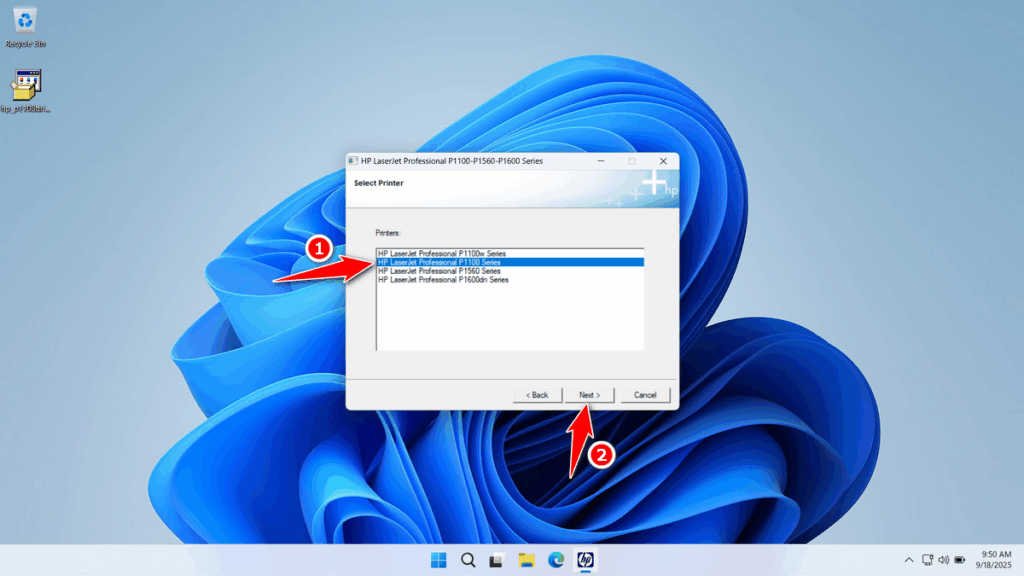 How to Install HP Laserjet P1108 Driver - Step 3