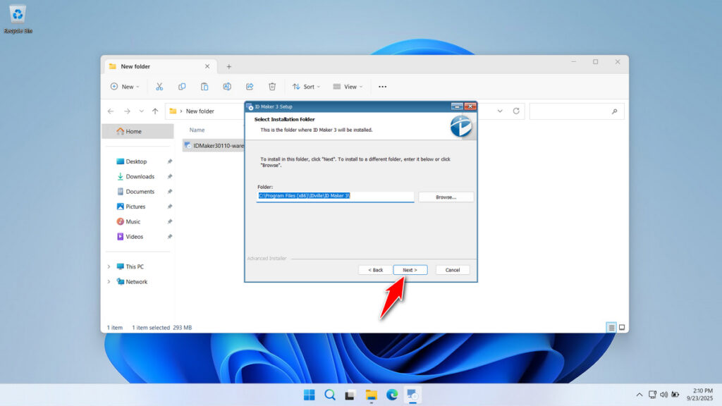 How to Install ID Maker 3.0 Printer Driver - Step 3