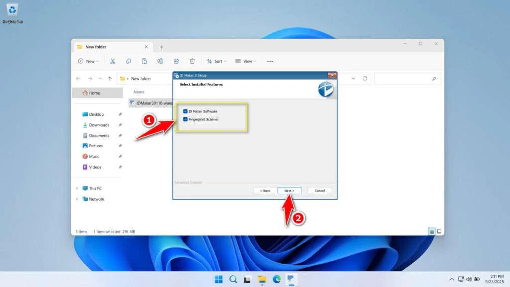 ID Maker 3.0 Printer Driver Download 5 How to Install ID Maker 3.0 Printer Driver - Step 4