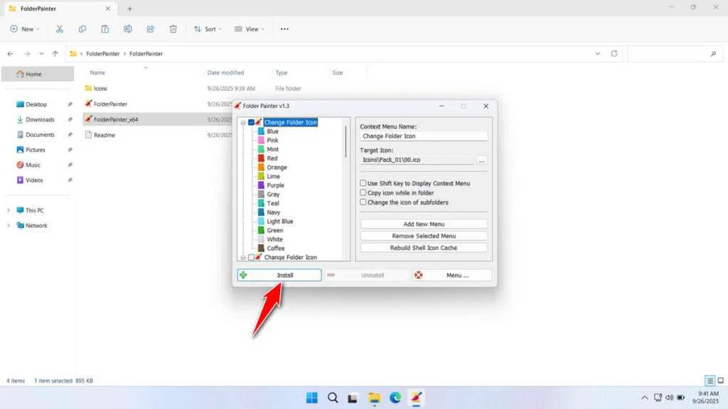 Folder Painter Windows 11 Free Download 2 How to Use Folder Painter in Windows 11 - Step 1