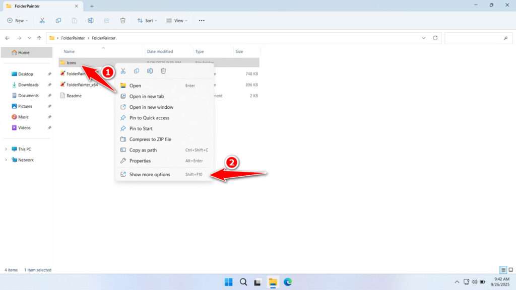 How to Use Folder Painter in Windows 11 - Step 3