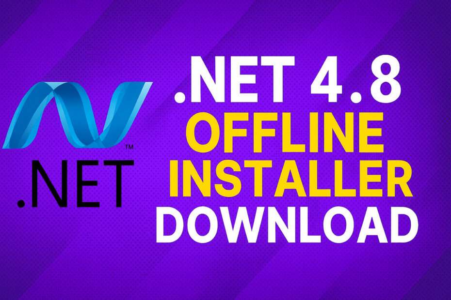 .NET 4.8 Offline Installer Download