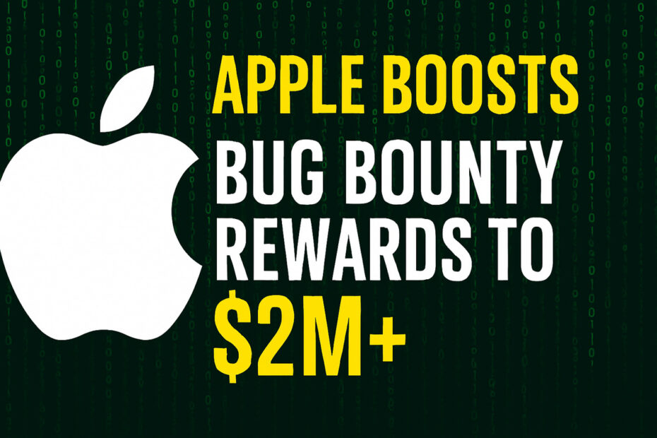Apple Boosts Bug Bounty Rewards to $2M+