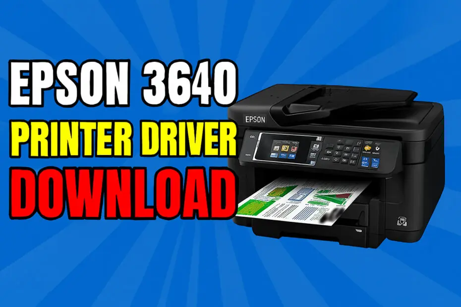 Epson 3640 Printer Driver Download