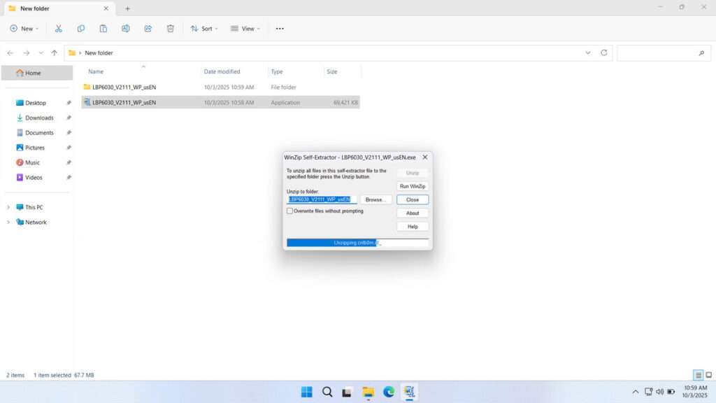 How to Install Canon LBP6030w Printer Driver - Step 1