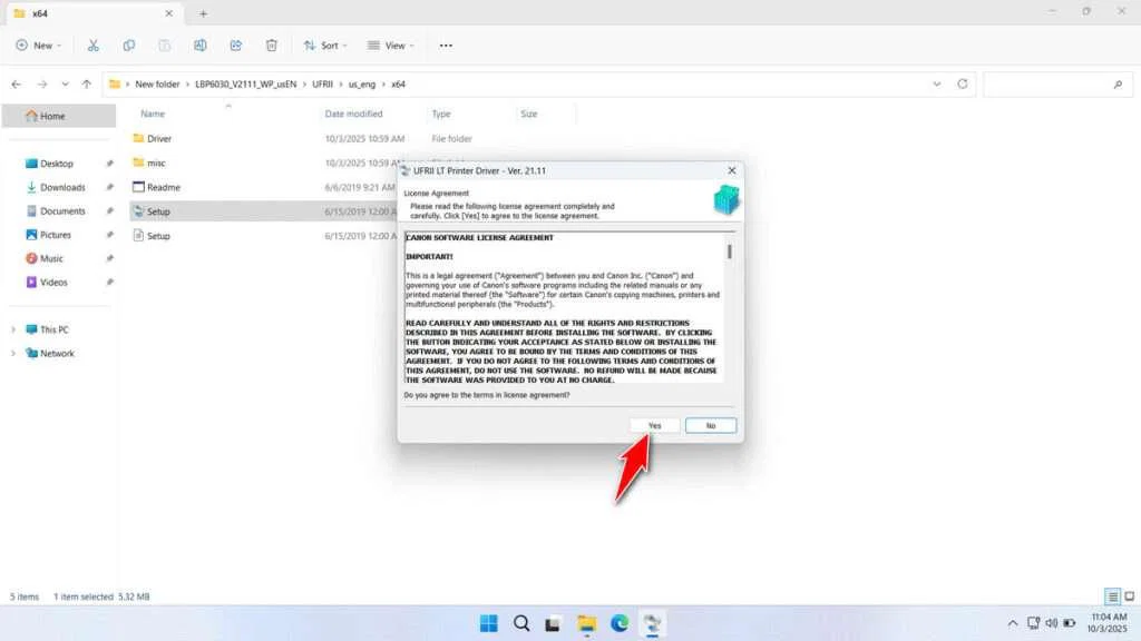 Canon LBP6030w Printer Driver Download 4 How to Install Canon LBP6030w Printer Driver - Step 3