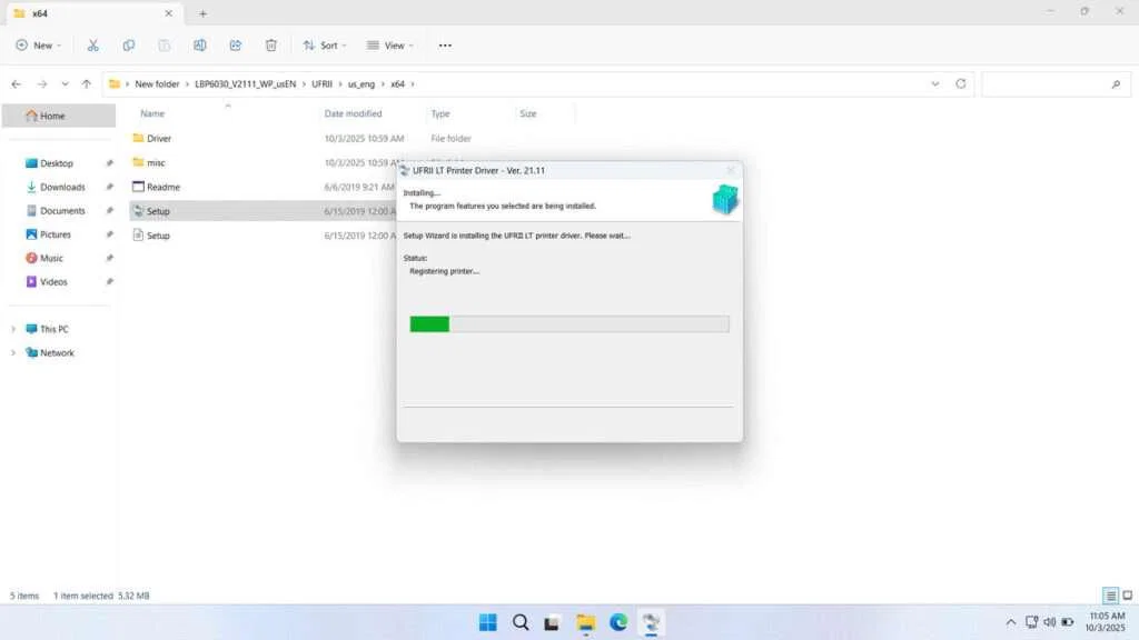 Canon LBP6030w Printer Driver Download 7 How to Install Canon LBP6030w Printer Driver - Step 6