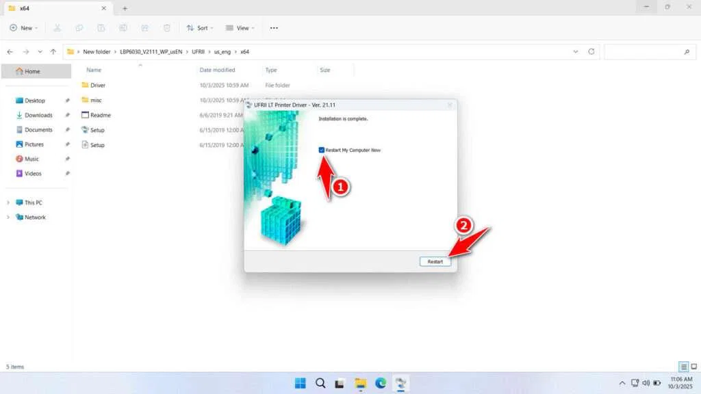 Canon LBP6030w Printer Driver Download 8 How to Install Canon LBP6030w Printer Driver - Step 7