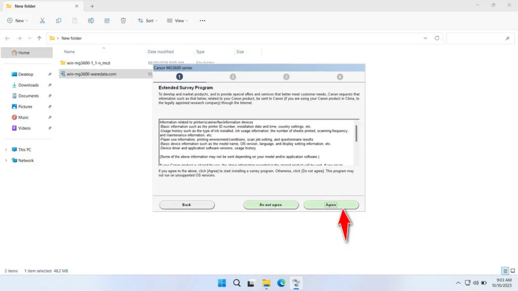 Canon MG3600 Printer Driver Download 5 How to Install Canon MG3600 Printer Driver - Step 4
