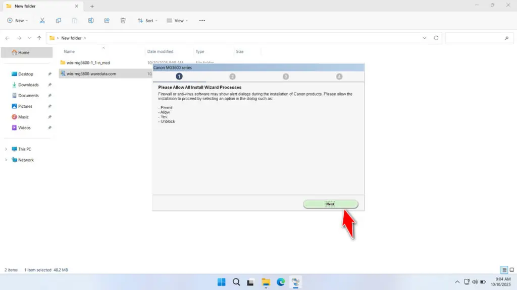 Canon MG3600 Printer Driver Download 6 How to Install Canon MG3600 Printer Driver - Step 5