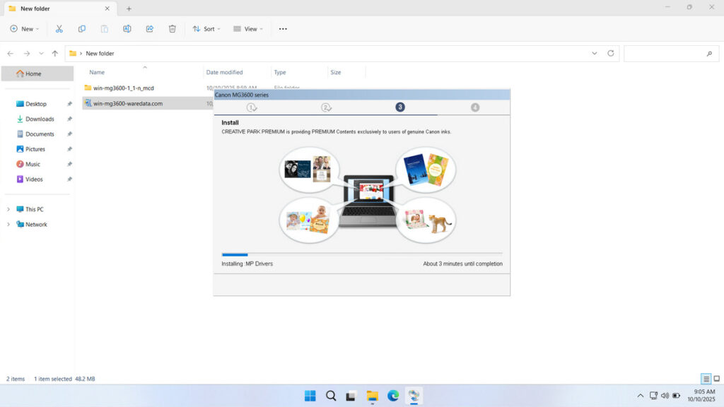 How to Install Canon MG3600 Printer Driver - Step 7