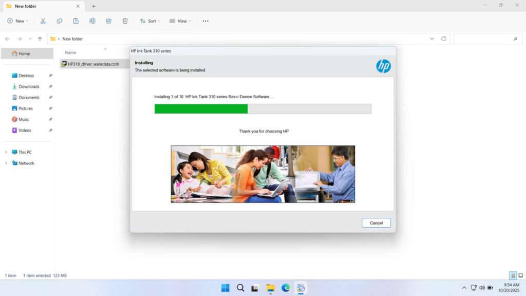 How to Install HP 319 Printer Driver - Step 5