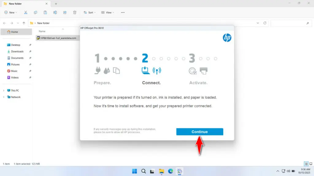 HP 8610 Printer Driver Download 3 How to Install HP 8610 Printer Driver - Step 2