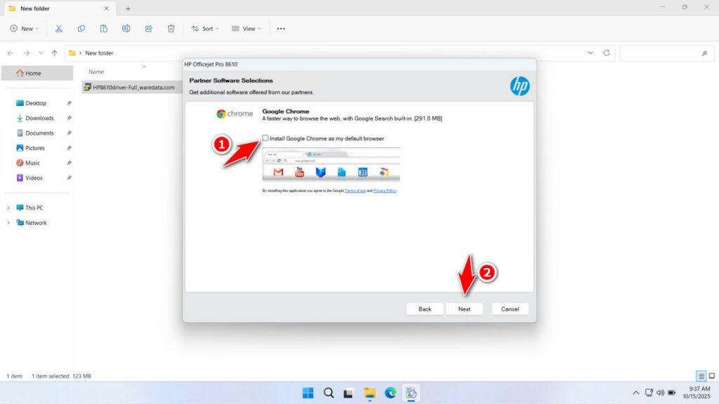 How to Install HP 8610 Printer Driver - Step 4