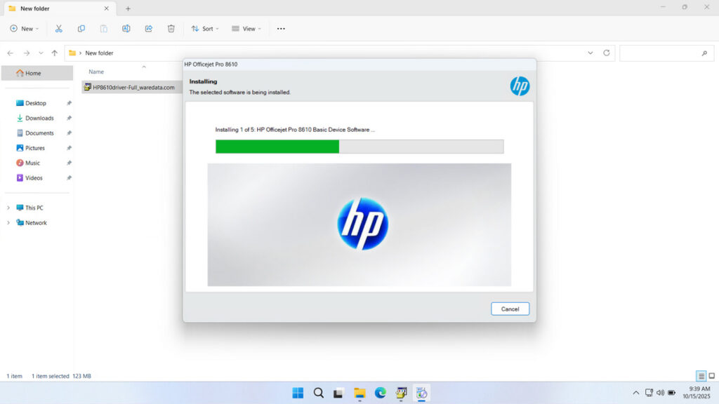 How to Install HP 8610 Printer Driver - Step 7