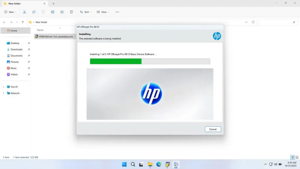 HP 8610 Printer Driver Download 8 How to Install HP 8610 Printer Driver - Step 7
