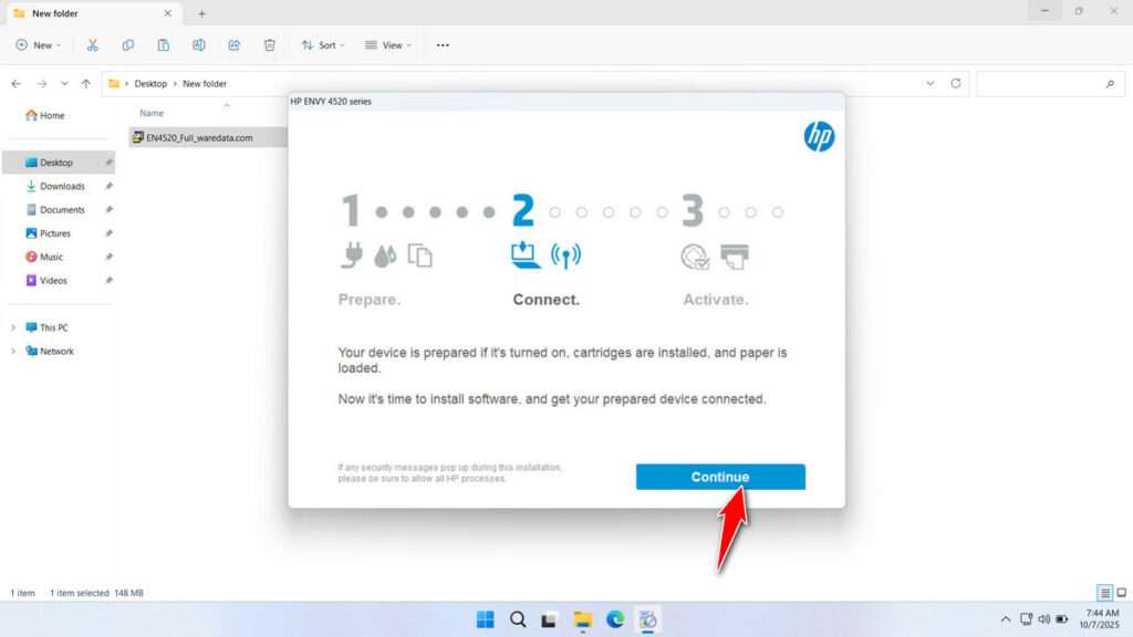 How to Install HP Envy 4520 Printer Driver - Step 1
