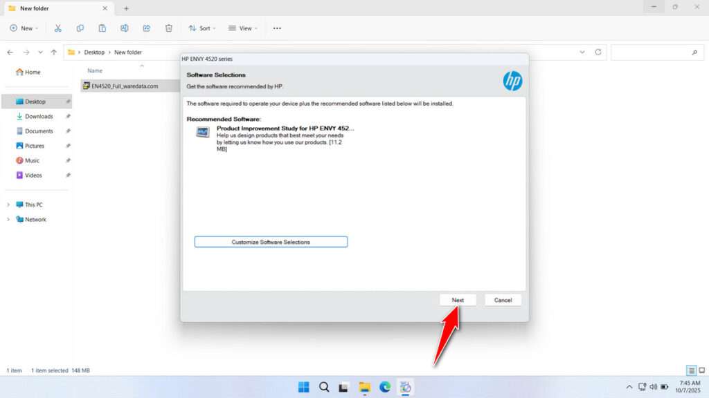 How to Install HP Envy 4520 Printer Driver - Step 2