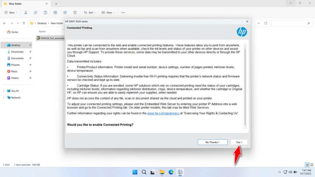 How to Install HP Envy 4520 Printer Driver - Step 5