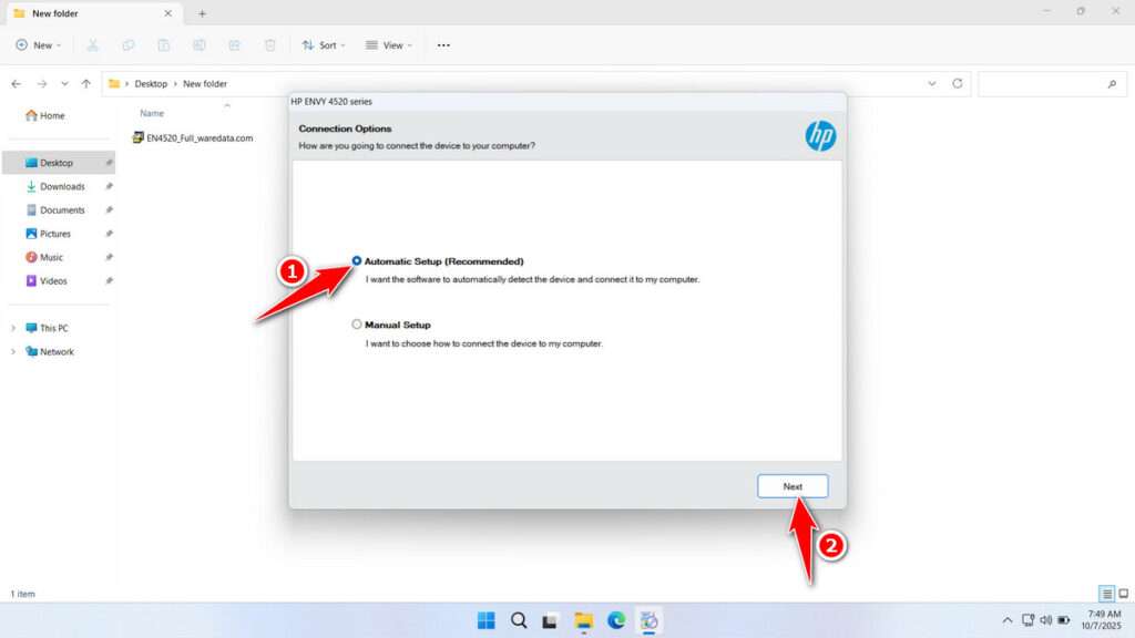 How to Install HP Envy 4520 Printer Driver - Step 7