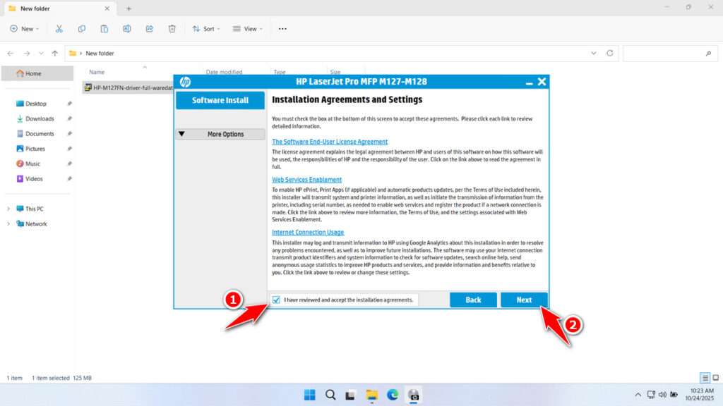 How to Install HP MFP M127FN Printer Driver - Step 3