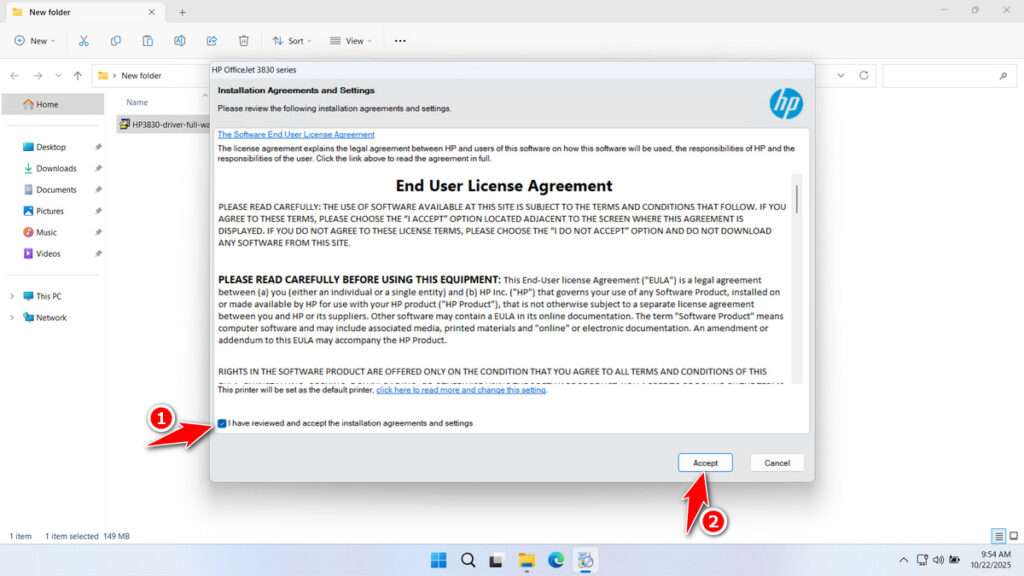 How to Install HP Printer 3830 Driver - Step 3