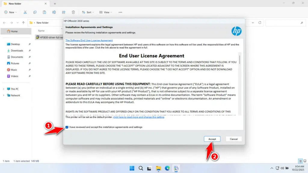 How to Install HP Printer 3830 Driver - Step 3