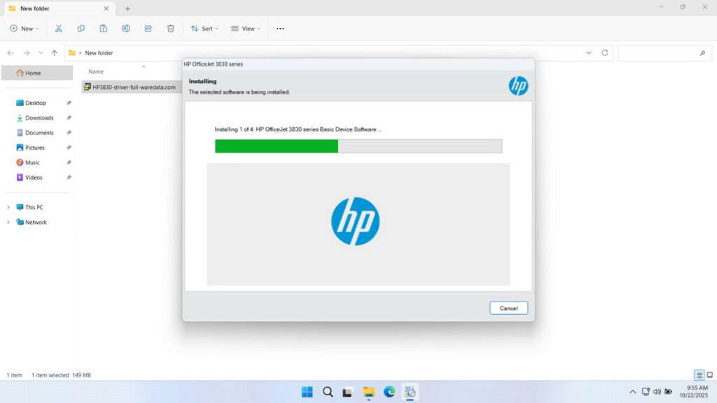 How to Install HP Printer 3830 Driver - Step 5