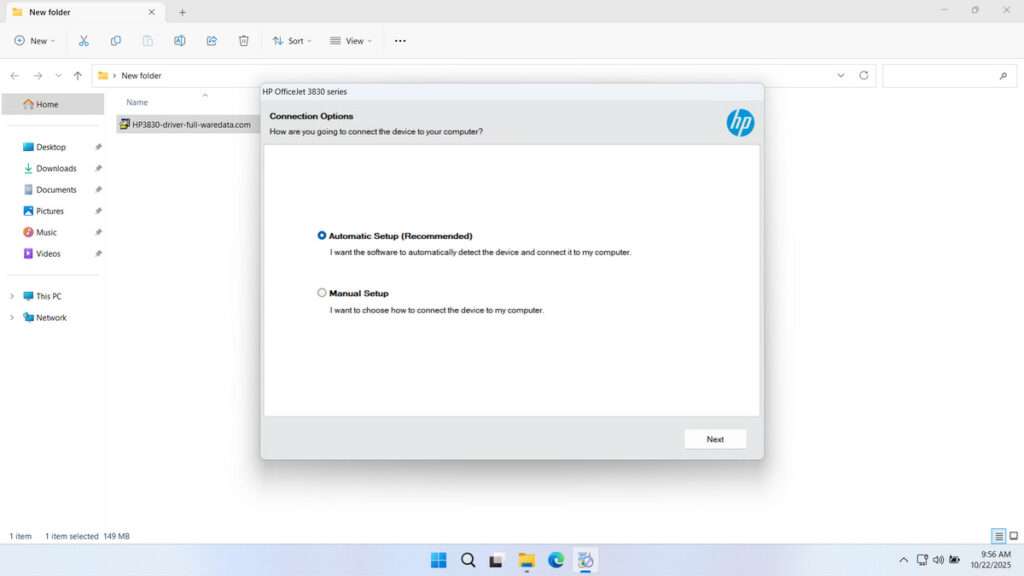 How to Install HP Printer 3830 Driver - Step 6