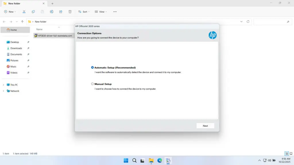 How to Install HP Printer 3830 Driver - Step 6