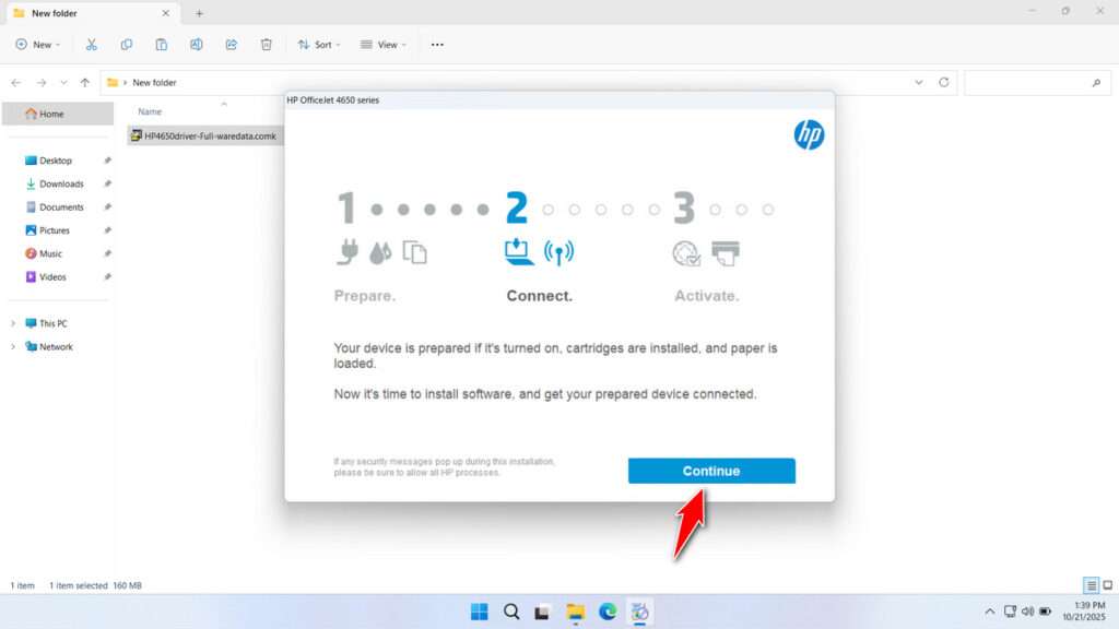 How to Install HP Printer 4650 Driver - Step 2