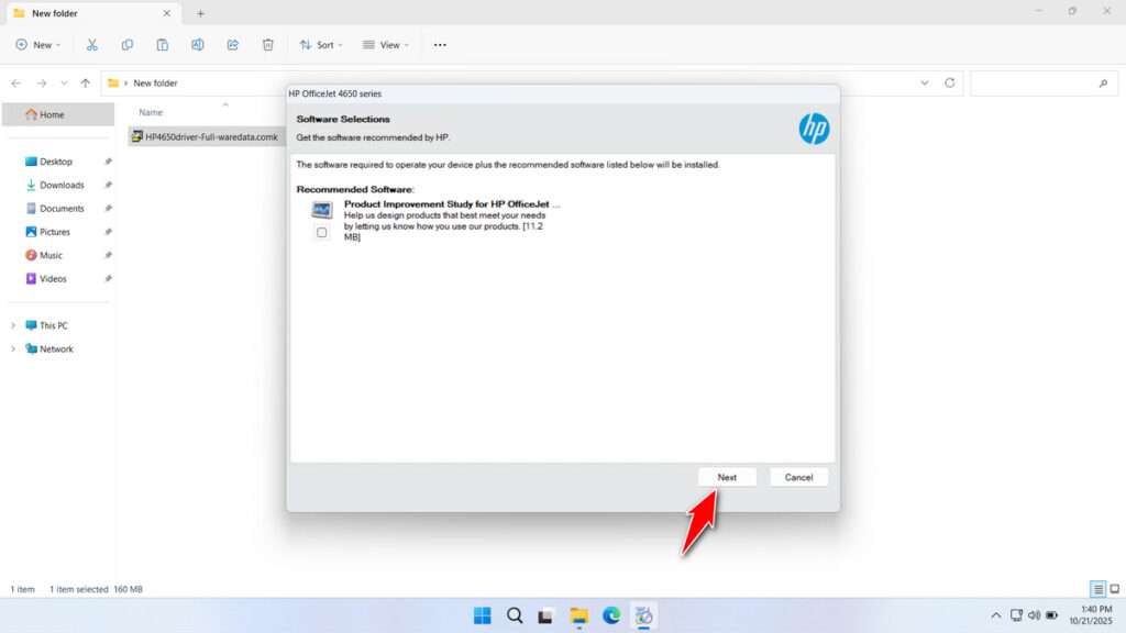 How to Install HP Printer 4650 Driver - Step 3