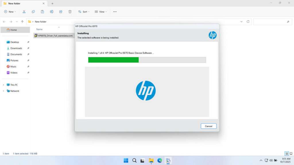 How to Install HP Printer 6978 Driver - Step 6