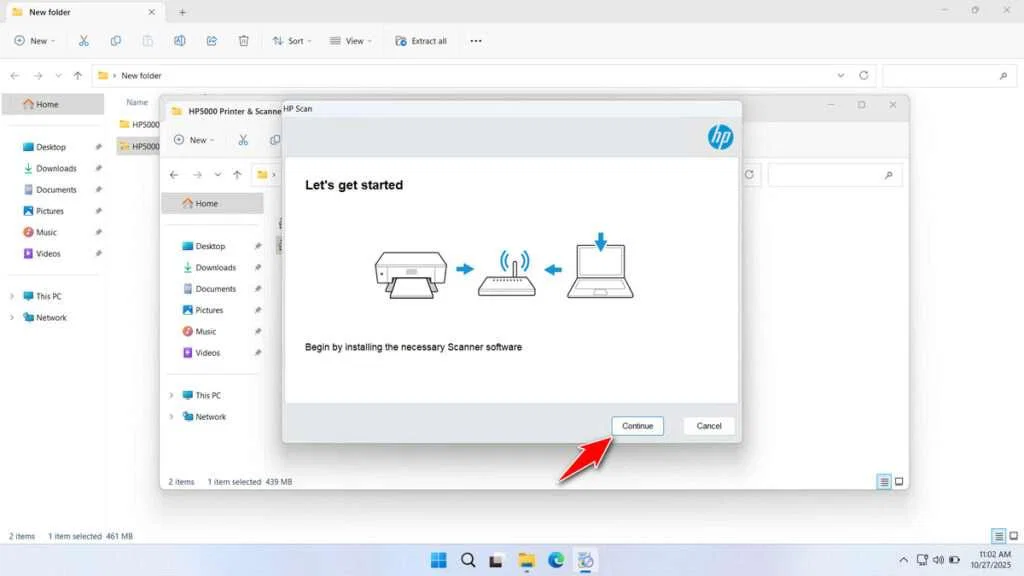 HP Smart Tank 5000 Printer Driver Download 3 How to Install HP Smart Tank 5000 Printer Driver - Step 2