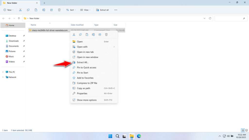 How to Install Sharp MX-2640n Printer Driver - Step 1
