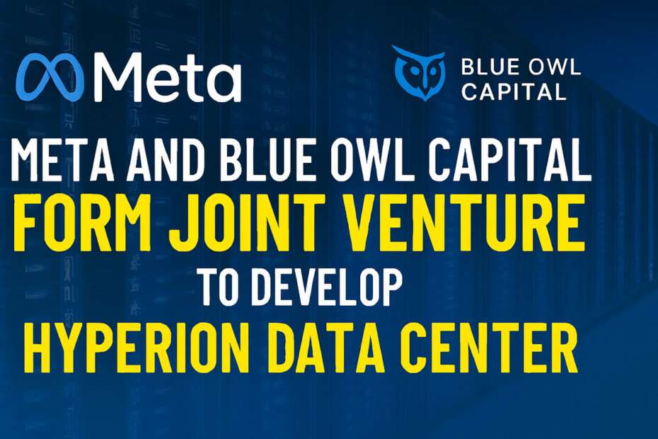 Meta and Blue Owl Capital Form Joint Venture to Develop Hyperion Data Center