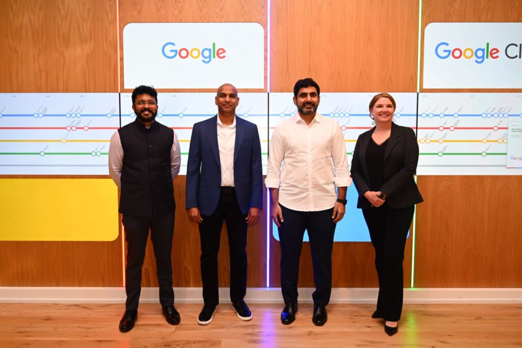 Nara Lokesh in Google HQ