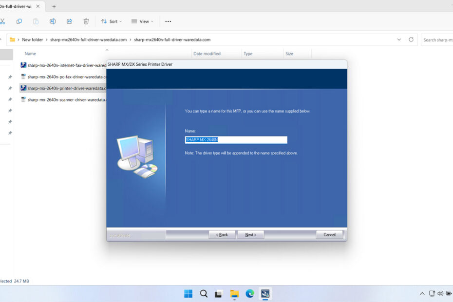 Sharp MX-2640n Printer Driver Download