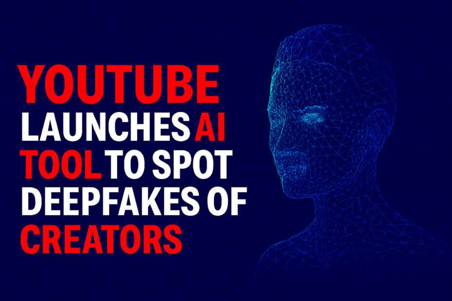 YouTube Launches AI Tool to Spot Deepfakes of Creators