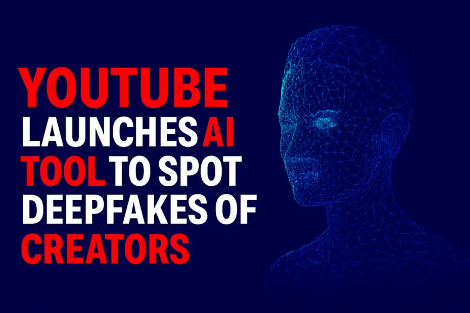 YouTube Launches AI Tool to Spot Deepfakes of Creators