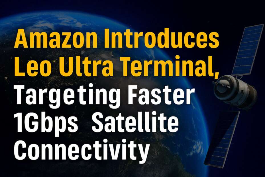 Amazon Introduces Leo Ultra Terminal