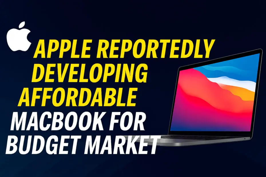 Apple Reportedly Developing Affordable MacBook for Budget Market 1 Apple Reportedly Developing Affordable MacBook for Budget Market
