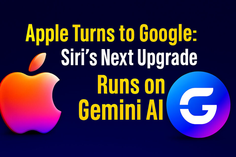 Apple Turns to Google - Siri’s Next Upgrade Runs on Gemini AI