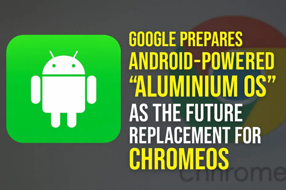 Google Prepares Android-Powered “Aluminium OS” as the Future Replacement for ChromeOS