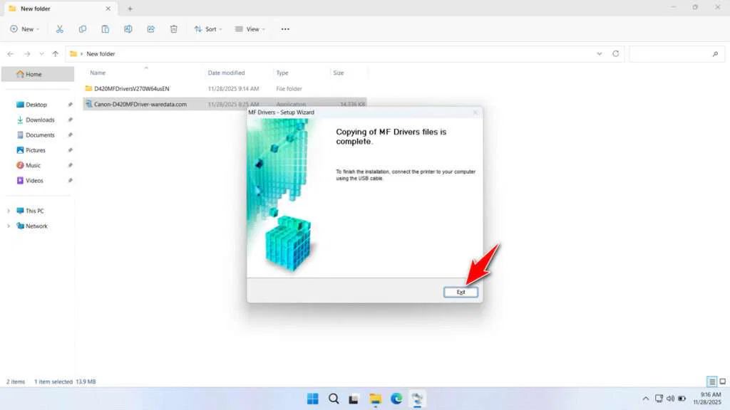 Canon D420 Printer Driver Download 5 How to Install Canon D420 Printer Driver - Step 4