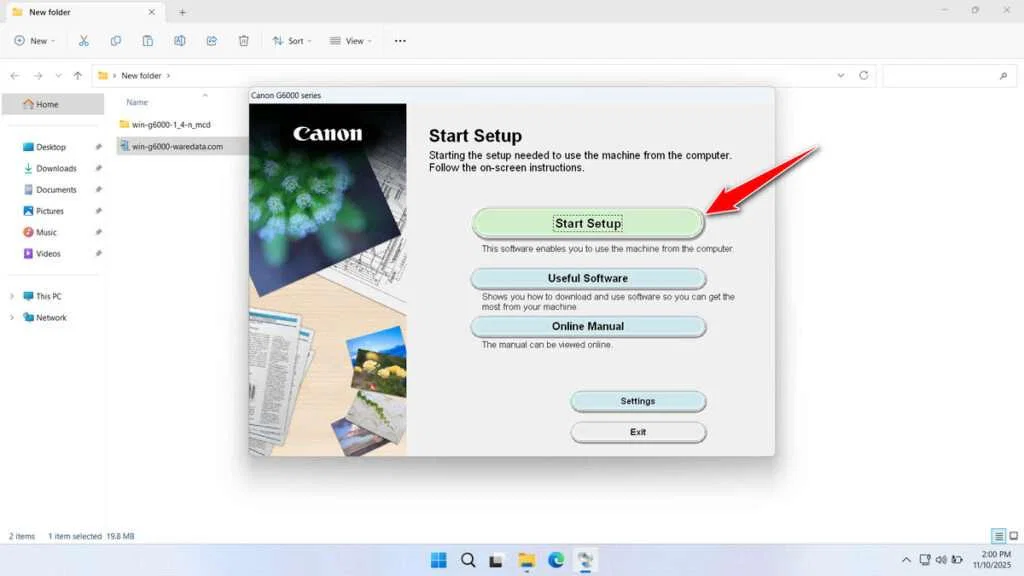 Canon G6000 Printer Driver Download 2 How to Install Canon G6000 Printer Driver - Step 1