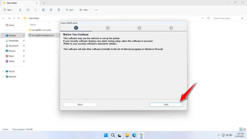 Canon G6000 Printer Driver Download 3 How to Install Canon G6000 Printer Driver - Step 2