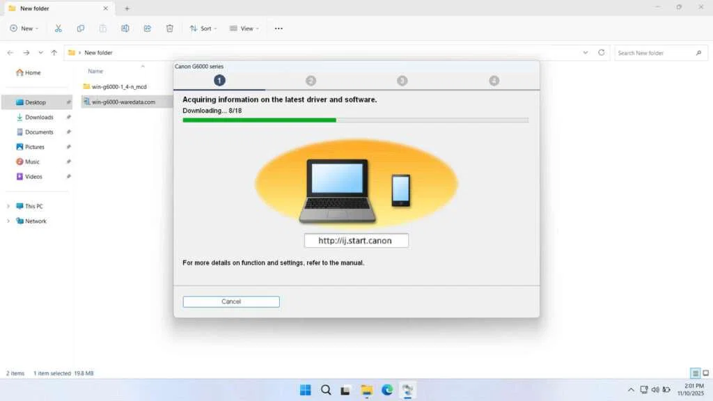 Canon G6000 Printer Driver Download 4 How to Install Canon G6000 Printer Driver - Step 3