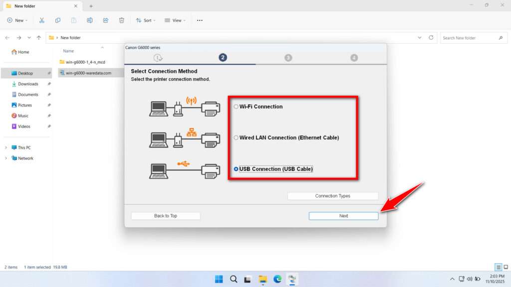 Canon G6000 Printer Driver Download 6 How to Install Canon G6000 Printer Driver - Step 5