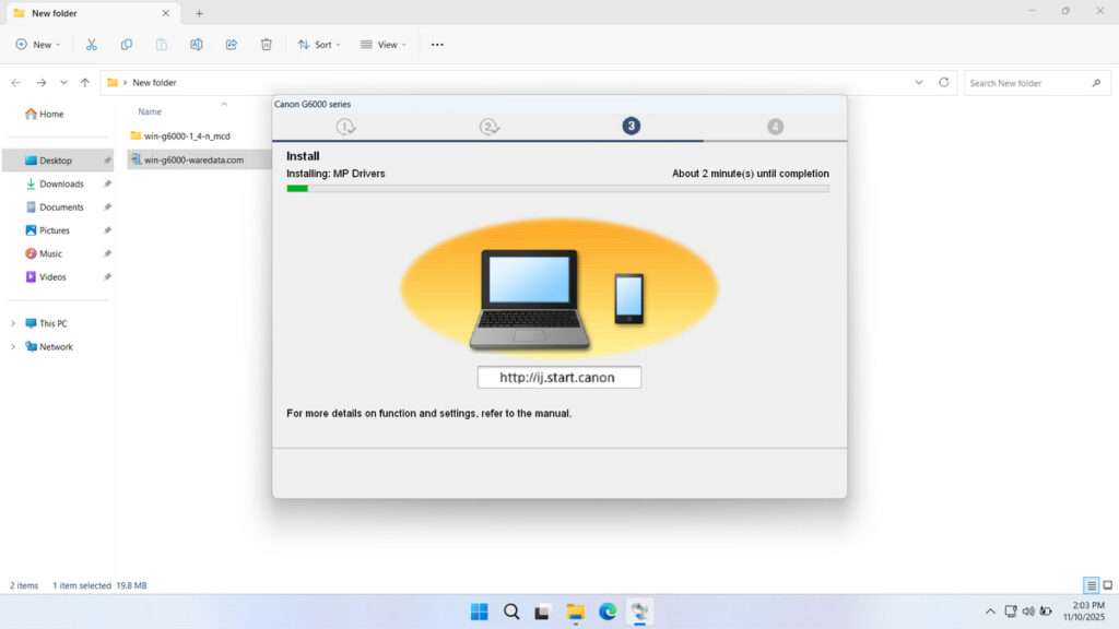 Canon G6000 Printer Driver Download 7 How to Install Canon G6000 Printer Driver - Step 6